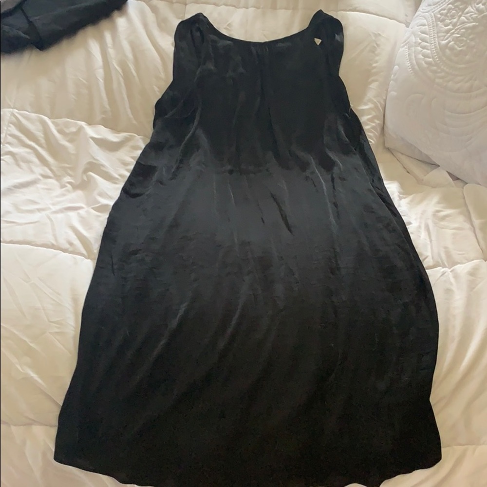 Black High Neck Swing Dress  - Old Navy - L Tall